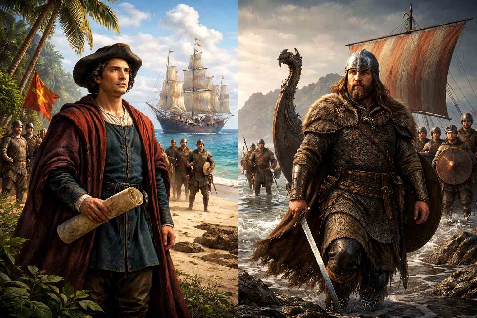 хто перший перетнув атлантичний океан