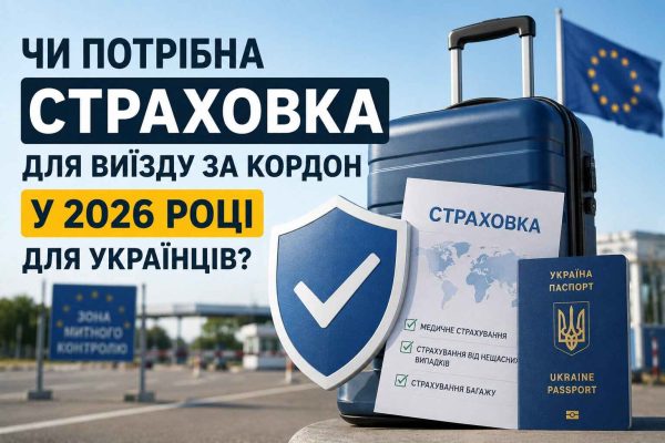 чи потрібна страховка для виїзду за кордон