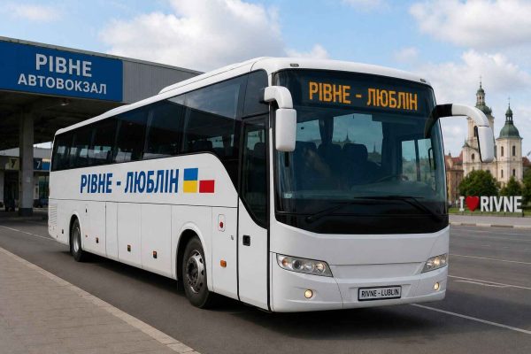 яка відстань між рівним і любліном